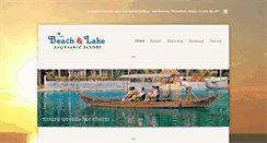Desktop Screenshot of beachandlakeresort.com