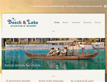 Tablet Screenshot of beachandlakeresort.com